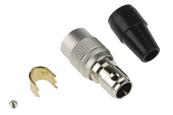 Product image for Hirose Solder Connector, 6 Contacts, Cable Mount Micro