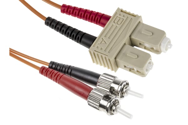 Product image for ST-SC patchlead OM2 Duplex Orange 5m