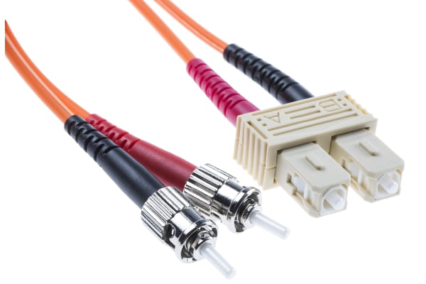 Product image for ST-SC patchlead OM2 Duplex Orange 2m