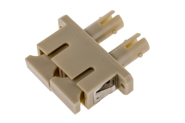 Product image for Hybrid SC-ST MM Duplex beige Adaptor