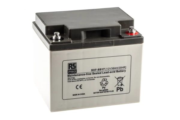 Product image for RS Sealed lead-acid battery,12V 38Ah