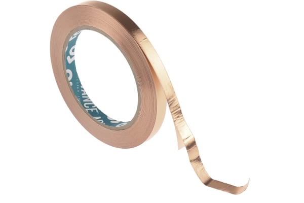 Product image for 35U CU FOIL CA SHIELD TAPE 10MM AT526