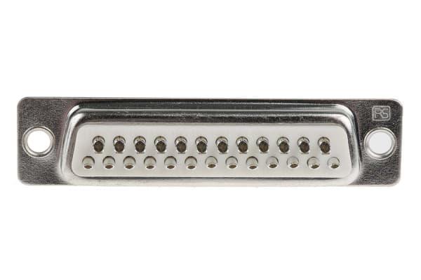 Product image for 25 way formed cont straight D plg,500Vac