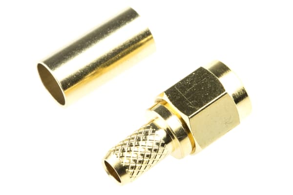 Product image for crimp SMA straight plug-RG223 C cable