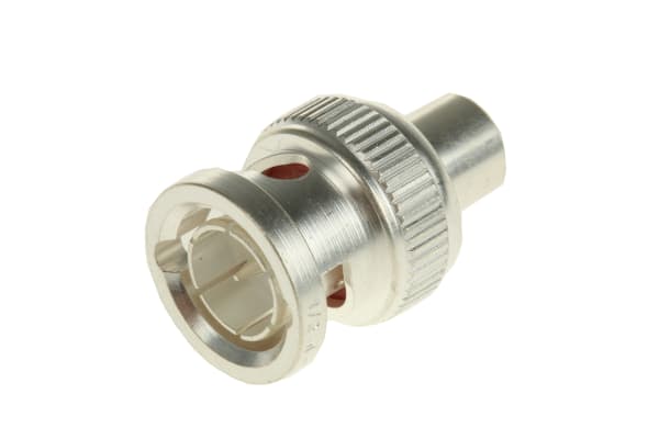 Product image for BNC plug termination,75ohm 0.5GHz/0.5W