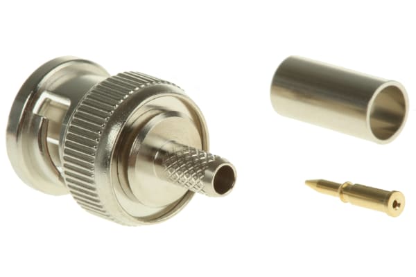 Product image for crimp BNC plug - BT2002 J cable,75ohm