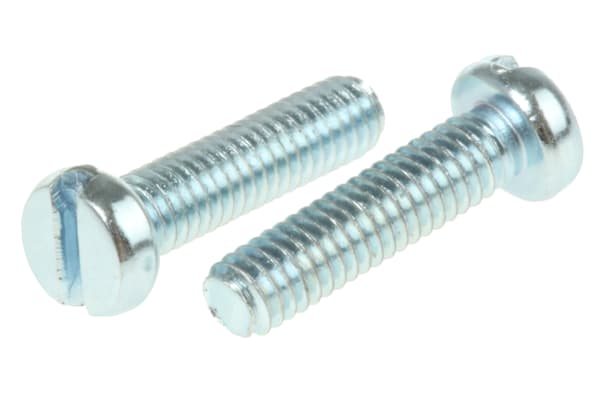 Product image for Slotted cheesehead steel screw M2.5x10mm