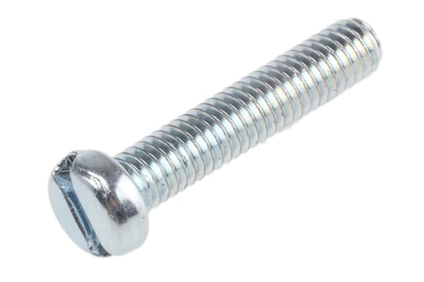 Product image for Slotted cheesehead steel screw M4x20mm