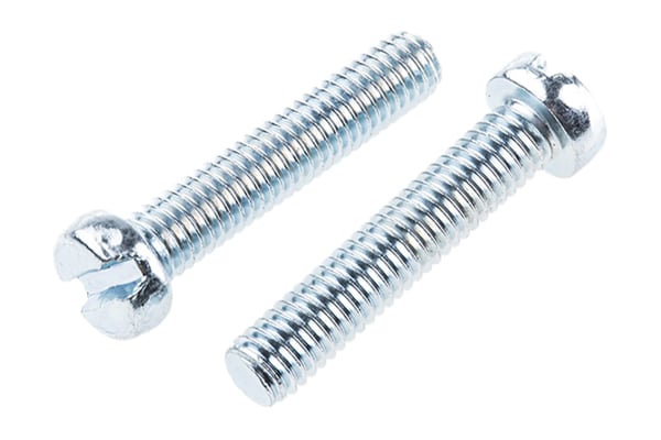 Product image for Slotted cheesehead steel screw M6x30mm