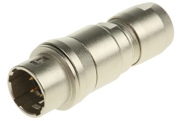 Product image for Hirose Solder Connector, 4 Contacts, Cable Mount Miniature