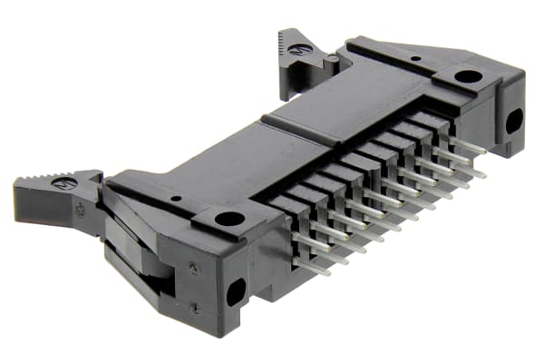 Product image for CONNECTOR, RIBBON CABLE STRAIGHT, 20WAY,