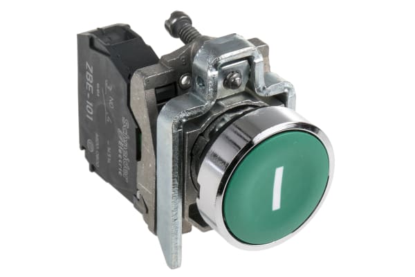 Product image for PUSHBUTTON SWITCH,GREEN,1NO,IP66