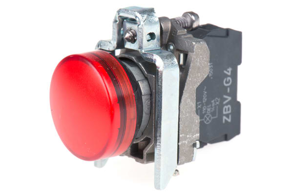 Product image for Pilot Light Red LED 110V Plain Lens