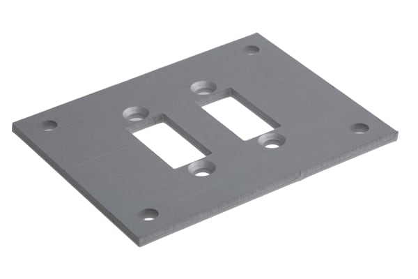 Product image for 2way faceplate for mini skt w/brackets