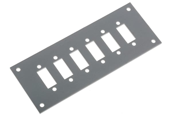 Product image for 6way faceplate for mini skt w/brackets