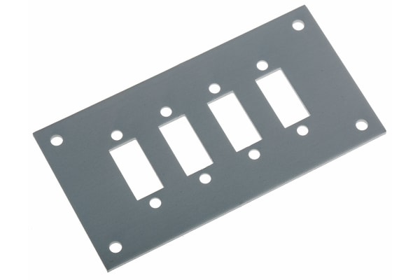 Product image for 4way faceplate for mini skt w/brackets