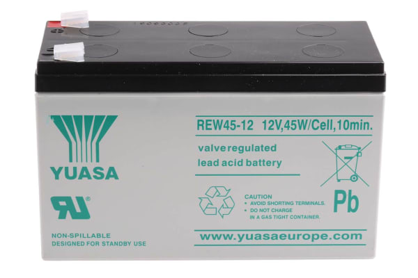 Product image for Yuasa REW45-12 Lead Acid Battery - 12V, 7.3Ah