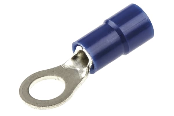 Product image for Blue M5 ring terminal,1.5-2.5sq.mm wire