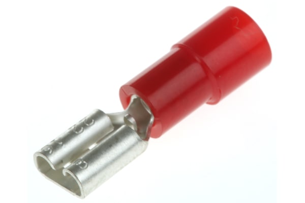 Product image for Red female receptacle,4.8Wx0.8mm