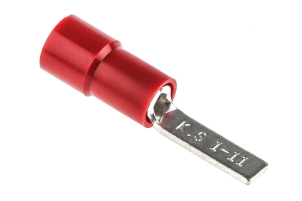 Product image for Red crimp blade terminal,3mm W