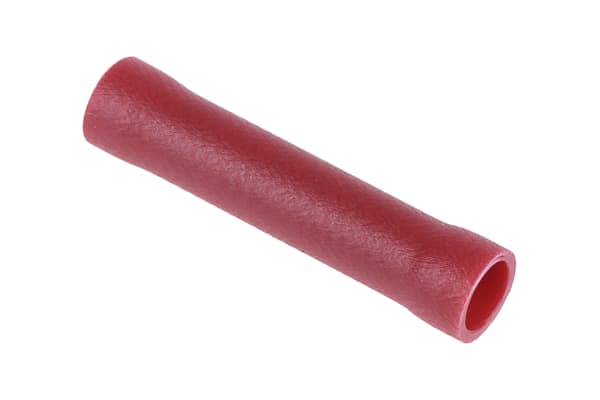 Product image for Red butt splice,0.5-1.5sq.mm wire size