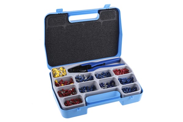 Product image for 800 piece crimp terminal kit with tool