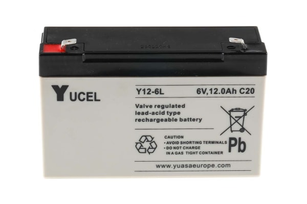 Product image for YUCELL LEAD BATTERY 12A 6V