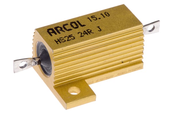 Product image for HS25 AL HOUSE WIREWOUND RESISTOR,24R 25W
