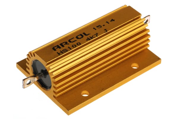 Product image for HS100 AL HOUSE WIREWOUND RESISTOR, 4K7
