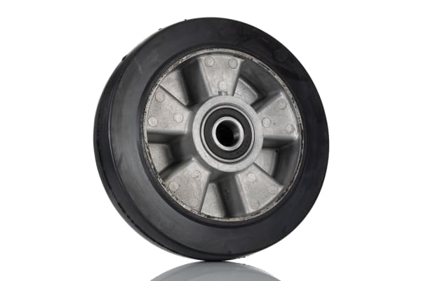 Product image for +200mm elastic r/tyred wheel