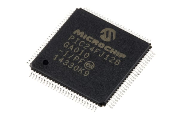 Product image for Micro,PIC,128K Fl,PIC24FJ128GA010-I/PF