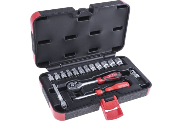 Product image for 16 piece 1/4in socket set