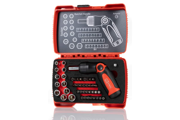 Product image for 46 piece screwdriver and socket set