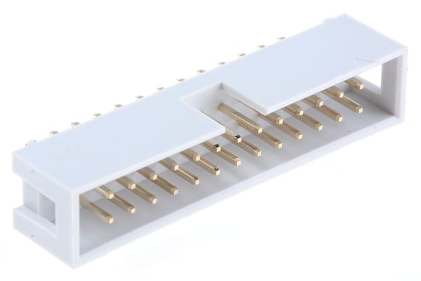 Product image for 26way IDC straight boxed header,25.7mm L