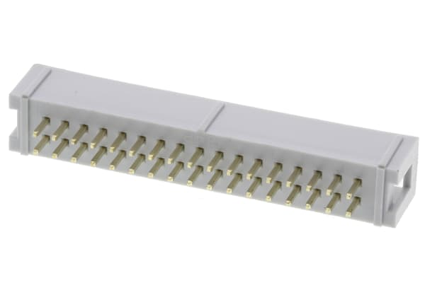 Product image for 34way IDC straight boxed header,51.1mm L