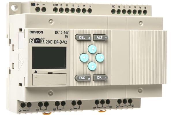 Product image for LOGIC MODULE ZEN 20 I/O 12-24VDC