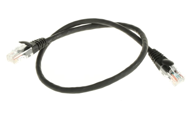 Product image for Patch cord Cat 5e UTP LSZH 0.5m Black