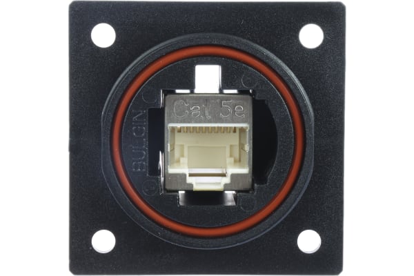 Product image for PANEL MOUNT ETHERNET CONNECTOR FLANGE