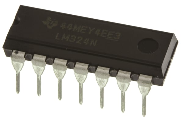 Product image for OP AMP QUAD GP 16V/32V 14-PIN PDIP