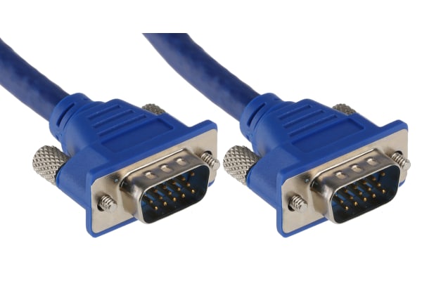 Product image for MALE /MALE LOW PROFILE AV CABLE 1M