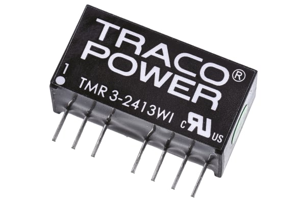 Product image for DC/DC converter,9-36Vin,15Vout 0.2A,3W