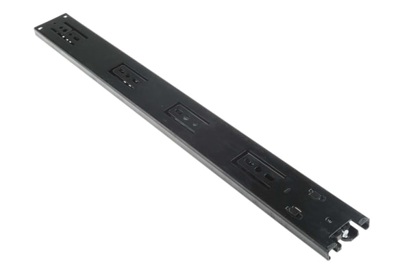 Product image for SELF CLOSE DRAWER SLIDE,BLACK ZP,L.450MM