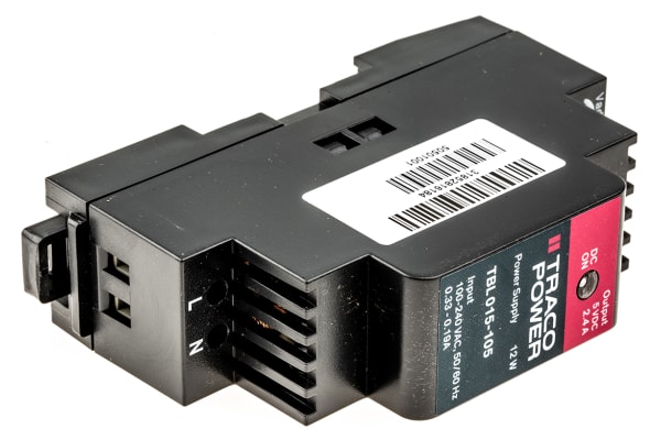 Product image for Power Supply, DIN rail,5V,12W