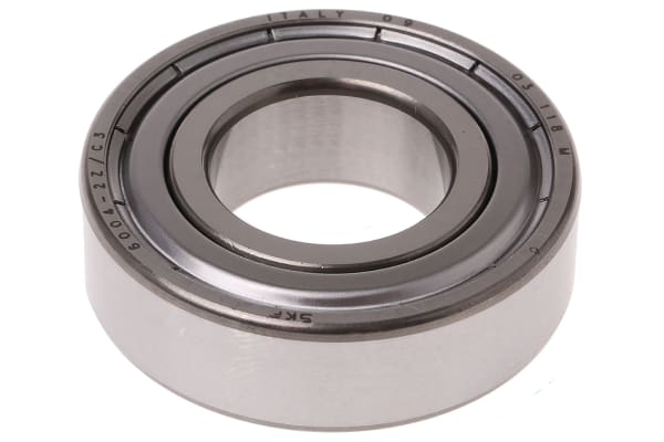 Product image for Bearing, ball, shield, 20mm ID, 42mm OD