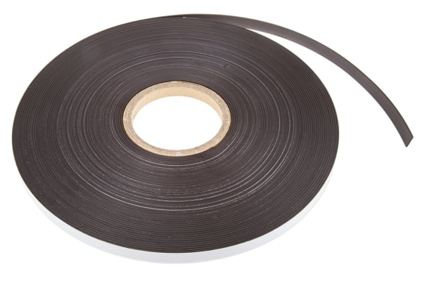 Product image for MAGNETIC STRIP,STD ADHESIVE,12.7X1.5X30