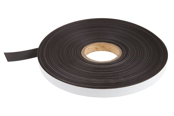 Product image for 30m Magnetic Tape, Adhesive Back, 1.5mm Thickness