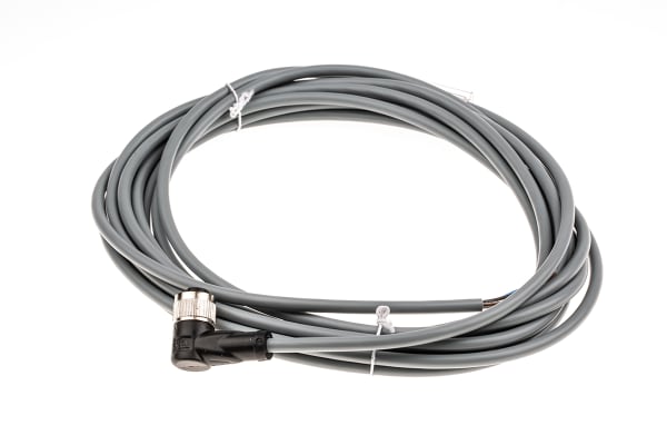 Product image for 4-PIN M12 ANGLED WITH 5M PVC CABLE