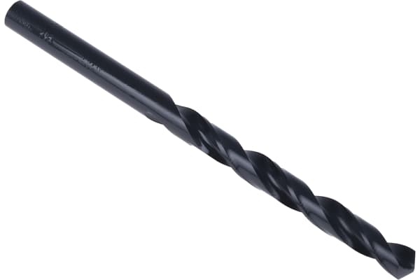 Product image for HSS ground flute jobber drill,1/4in dia