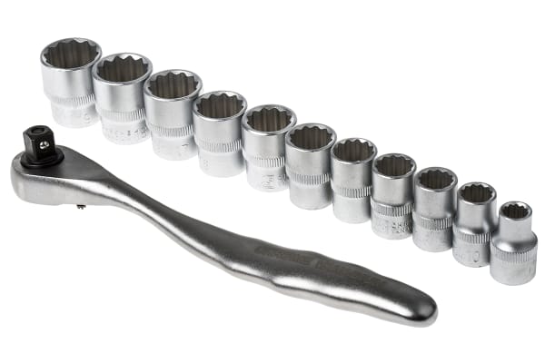 Product image for 12pcs 3/8 in.  socket set, matt finish