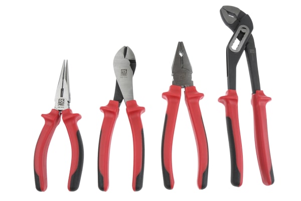 Product image for 4 piece ergonomic pliers set